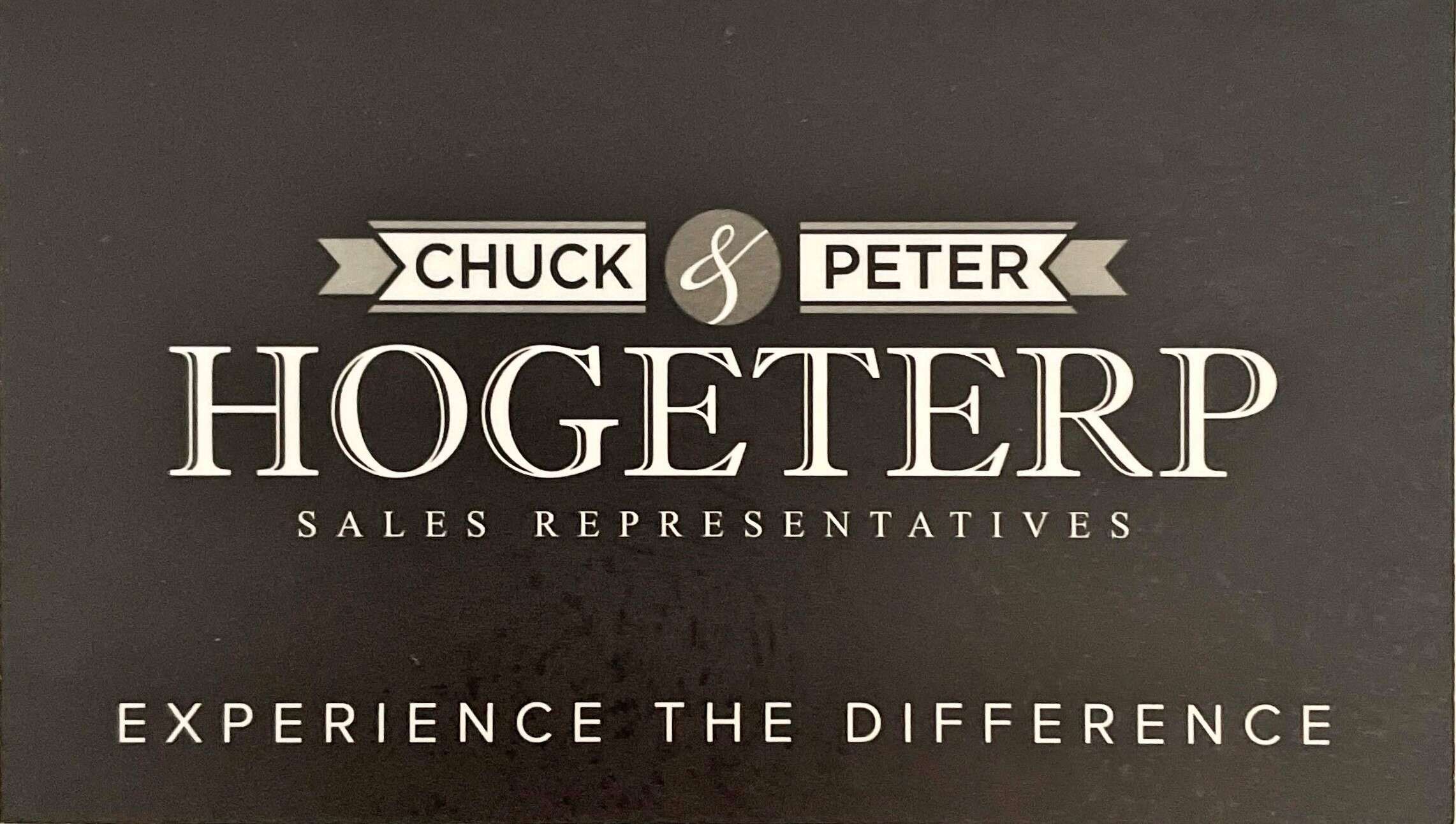 Chuck and Peter Hogeterp