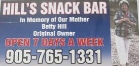 Hill's Snack Bar